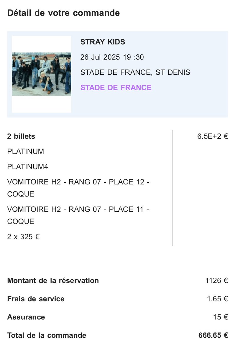 Mowuuri's tweet photo. @babisehun Helloooo y'a moyens que je vendes les places que j'ai eu carré or si ça t'intéresse j'en ai 2 hésites pas à me mp si ça t'intéresse https://t.co/ywrPQe54T9