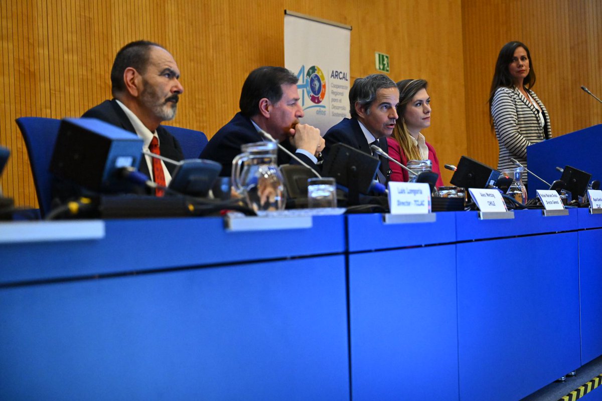 Celebrando el liderazgo de las mujeres en el sector nuclear de América Latina en el evento de <a href="/ARCALorg/">ARCAL</a> durante #IAEAMinisterial. <a href="/IAEAorg/">IAEA - International Atomic Energy Agency ⚛️</a> apoya una fuerza laboral inclusiva con las becas Marie Sklodowska-Curie y Lise Meitner, rompiendo barreras y creando oportunidades.