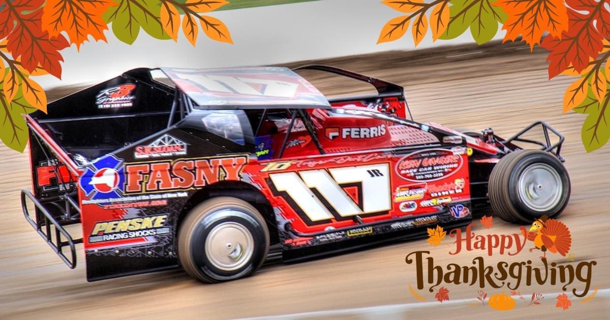 cjc_motorsports's tweet photo. Happy Thanksgiving from everyone at CJC Motorsports! 

Thankful for all the all our amazing sponsors, friends and family, and our fans!! https://t.co/E3Qwdp3sSH