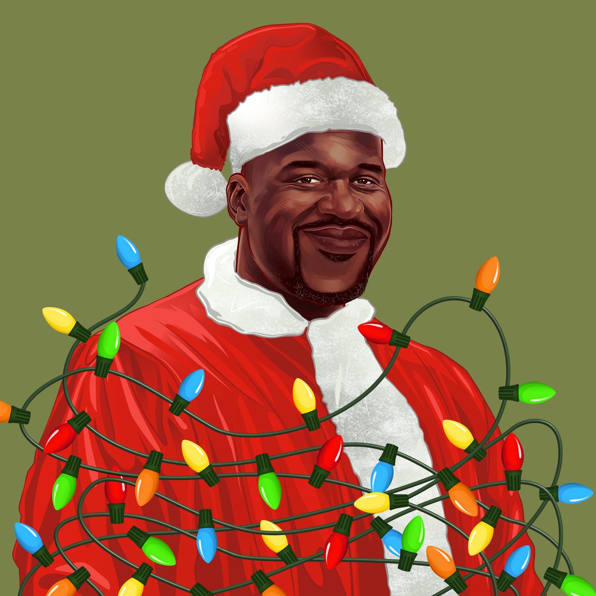 There is only 1 in the 10,000 Shaq Gives Back NFT Collection by @ShaqFoundation that has the 

🔴 "Santa Hat" 
🟢 "Santa" clothing 
🎄 "Christmas Lights" traits!

What is your favorite <a href="/SHAQ/">SHAQ</a> trait? #ShaqGivesBack