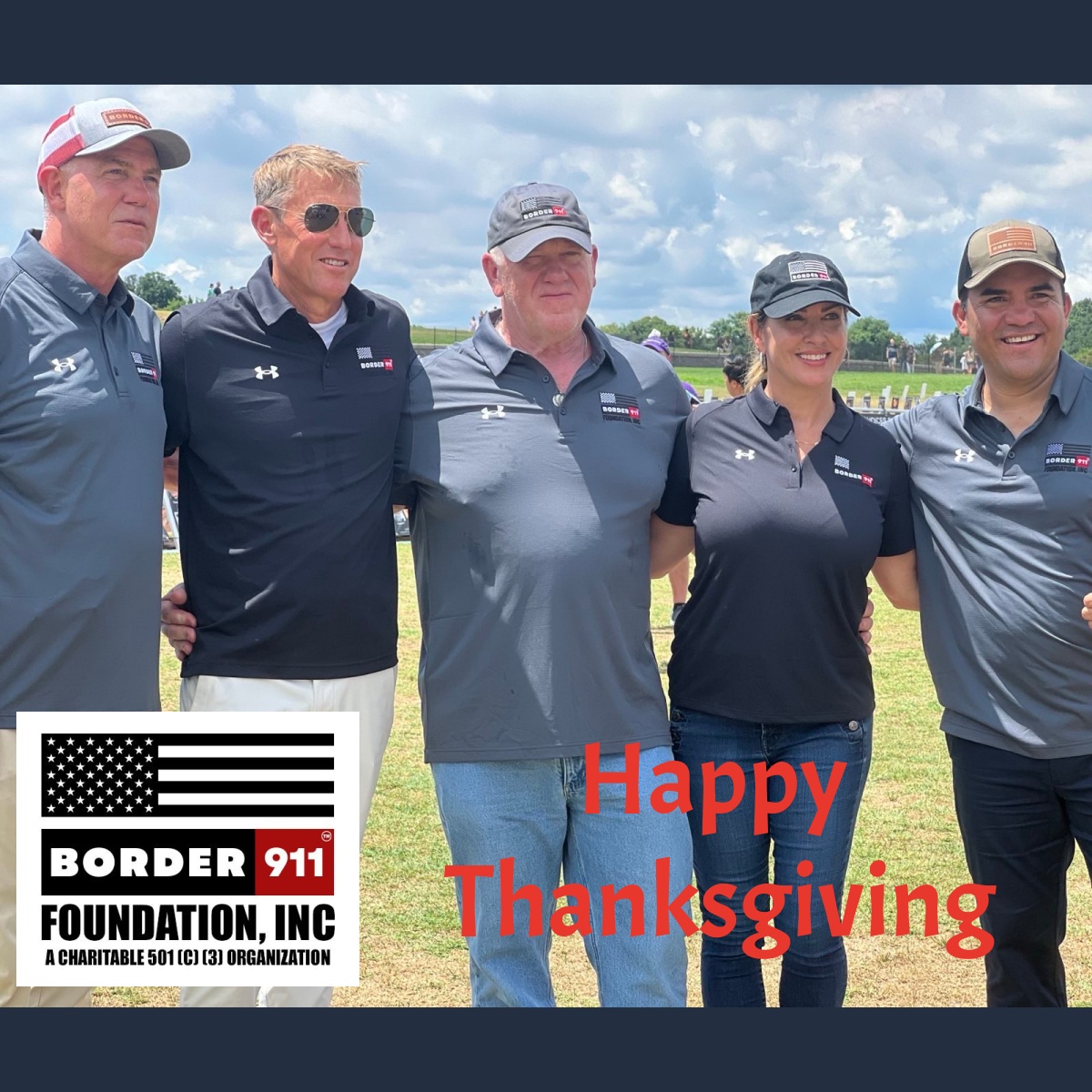 Border911Live's tweet photo. Wishing you a Happy Thanksgiving from all of us at BORDER911! ๐ฆ๐บ๐ธ #Thanksgiving #Gratitude #BORDER911 @RealTomHoman @SaraCarterDC @derekmaltz_sr @VictorAvilaTX @rodneyscottbp https://t.co/iGwhNSLXFe