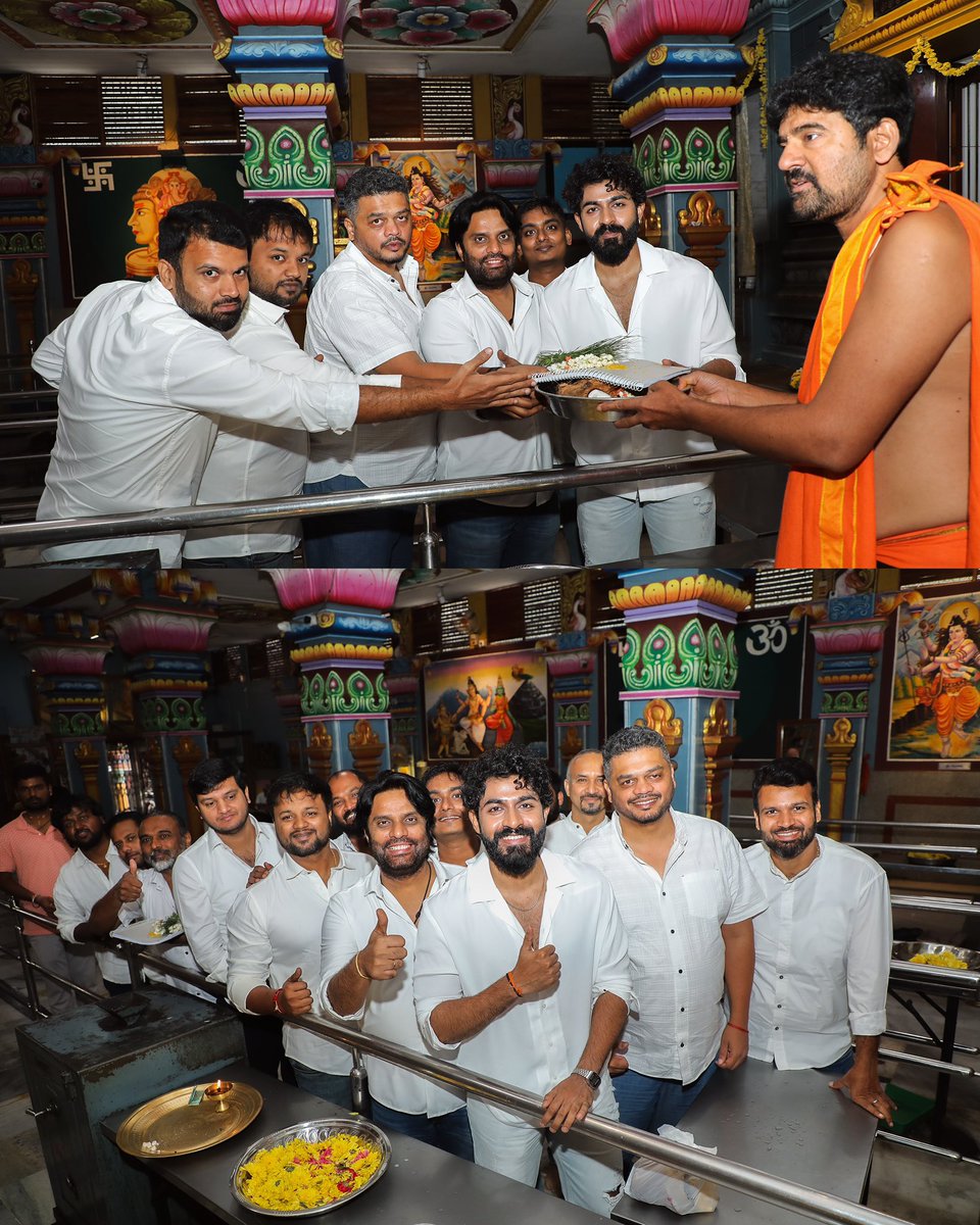 yuva_rajkumar's tweet photo. Thank you @Dhananjayaka for coming. Your support means a lot to the entire team 🙏🏻 https://t.co/vxSwzMqVgw
