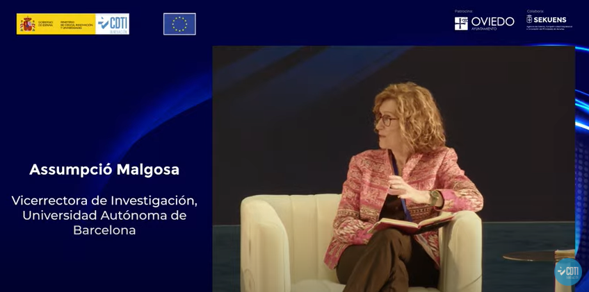 🎙️ Assumpció Malgosa de <a href="/UABBarcelona/">Universitat Autònoma de Barcelona</a> destaca:

🌟 "Atraer más a las empresas para el Pilar III 🚀, sin abandonar el Pilar I 🧠. Clave buscar nuevos incentivos para investigadores, que necesitan tiempo de calidad para desarrollar proyectos." ⏳💡

#investigación #innovación #HE