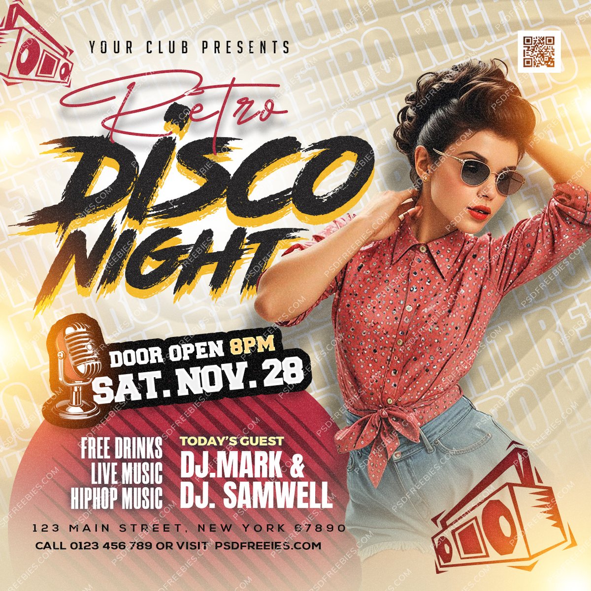 PSDFreebies's tweet photo. Free 80s Retro Theme Music Party Post PSD
Download Now >> https://t.co/RwJL6qbgUm
#freepsd #psd #photoshop #socialmedia #facebookpost #Instagrampost #partypost #freetemplate #80sparty #instagram #rockmusic #weekendparty #classicevent #vintageevents https://t.co/5ez1NY9rNI