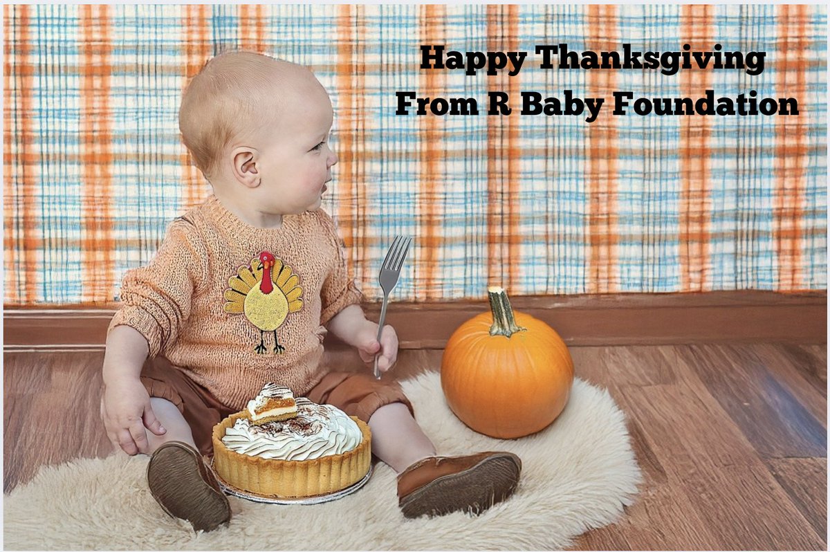 R Baby is thankful for the many first responders, nurses, doctors &amp;medical professionals who are devoted to ensuring our children are safe in an emergency.
We are also so grateful for our donors, volunteers, partners, family, &amp; friends who help us save lives!
Happy Thanksgiving!