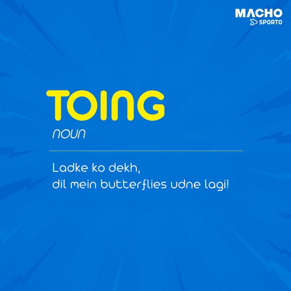 SportobyMacho's tweet image. Ab matlab pata chal gaya hai, toh kardo apne pasandida Toing Mard ko tag aur kehdo - “Tu toh bada Toing Hai”

#Toing #MachoSporto #ToingDefenation