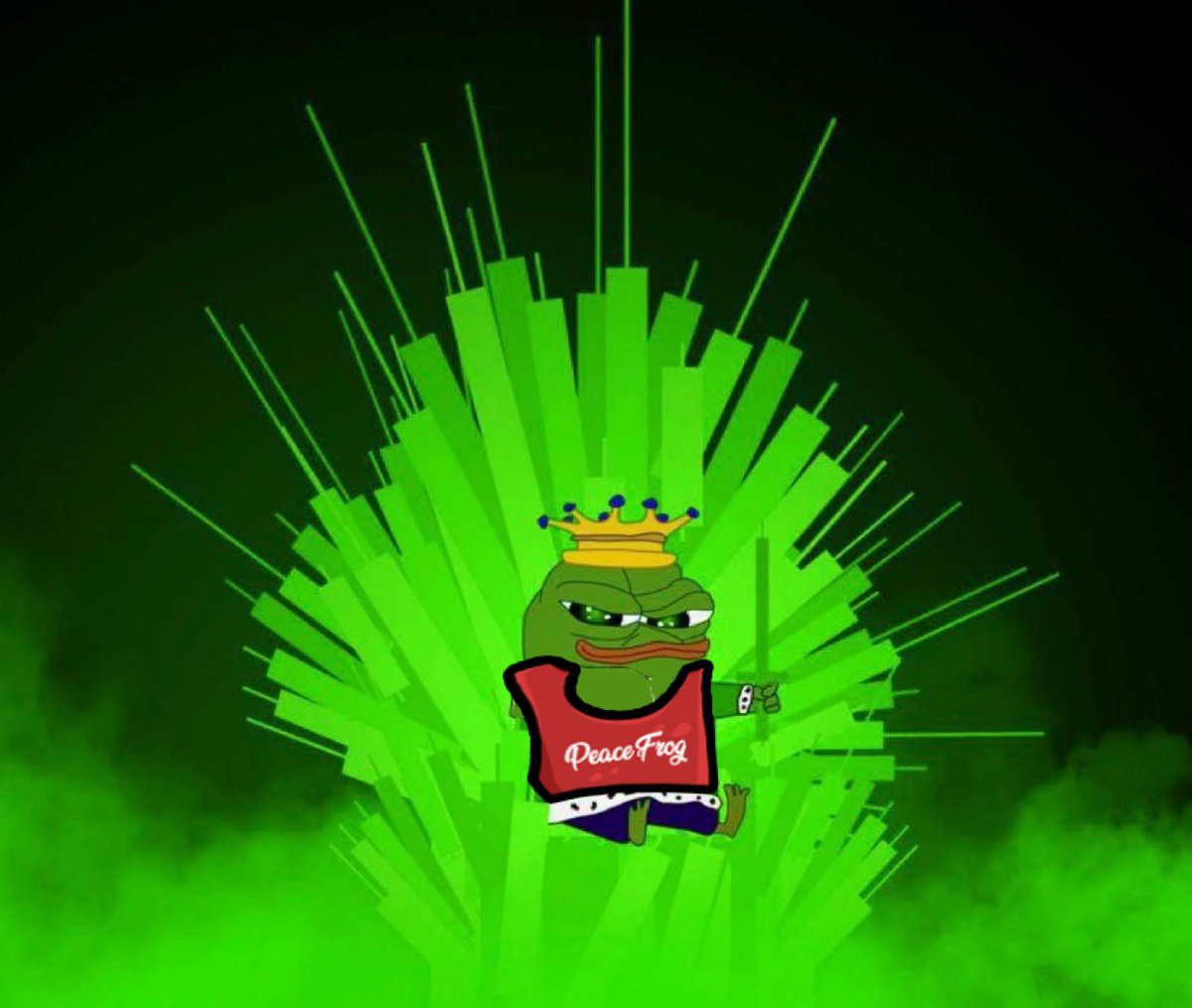 PFROGcoin's tweet photo. Frogs are the new mascot and king of bullruns for every cycle. Behold! $PFROG 

https://t.co/OjFC81NETG https://t.co/BXhAnuH4Ge