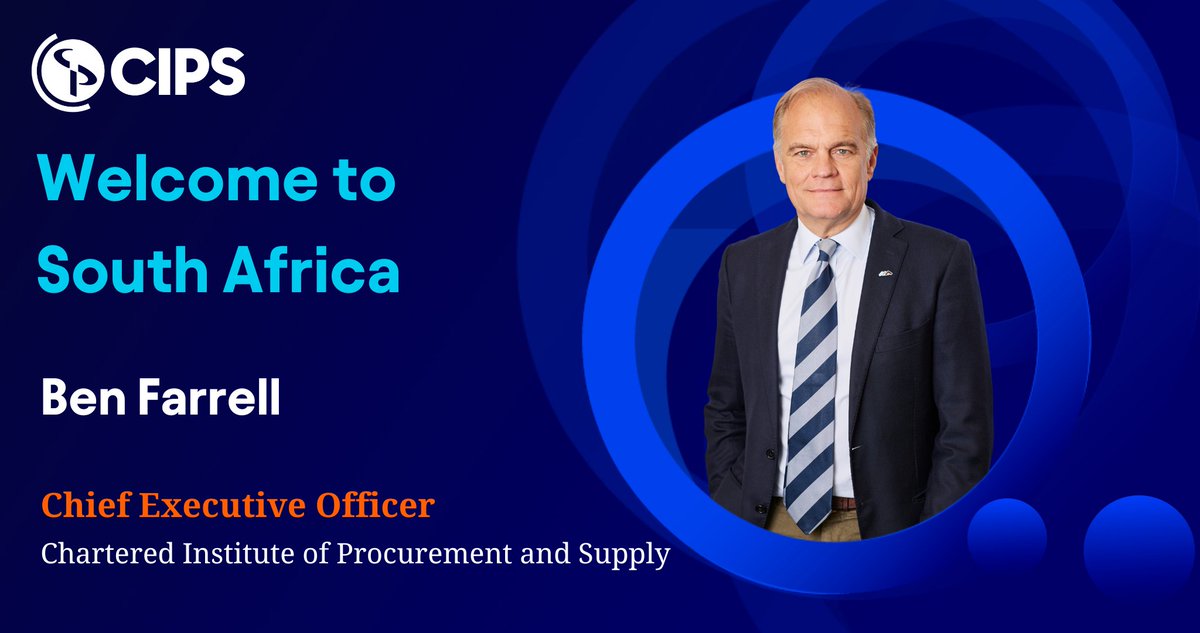Exciting News! 

Our CIPS CEO, will be visiting South Africa soon! This is a fantastic opportunity to connect with our Southern Africa community and discuss the future of procurement, ethics, and leadership.

#CIPS #CIPSAfrica #ProcurementLeadership #EthicalProcurement #CIPSCEO