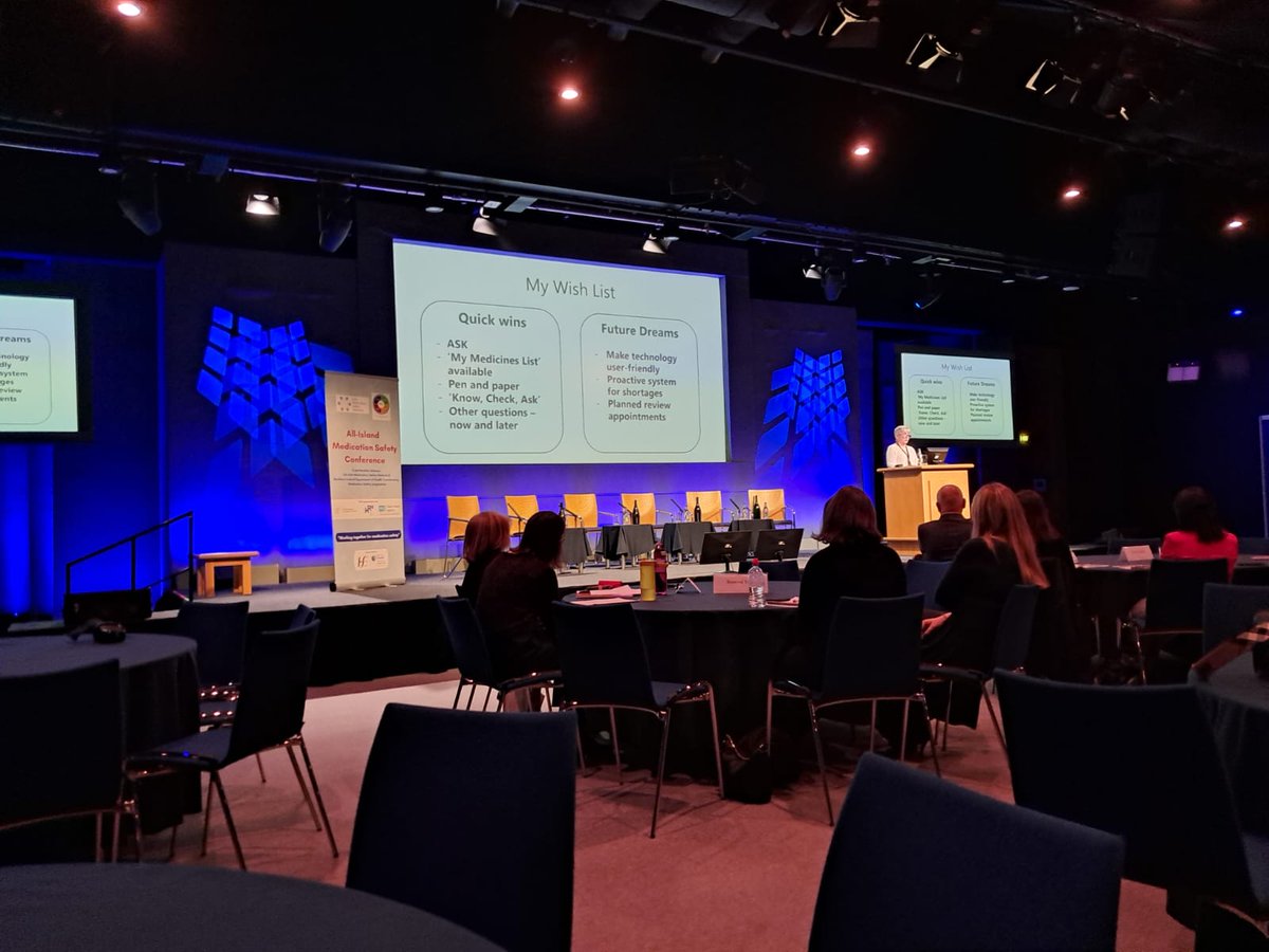 MOICNI (@moicni) on Twitter photo Anne Mooney <a href="/PFPS_Ireland/">PatientsForPatientSafetyIreland</a> providing a patient perspective on medicine safety at #AllIslandMedSafety2024. Essential for improving patient care and healthcare practices #Medsafety24
Anne Mooney <a href="/PFPS_Ireland/">PatientsForPatientSafetyIreland</a> providing a patient perspective on medicine safety at #AllIslandMedSafety2024. Essential for improving patient care and healthcare practices #Medsafety24

