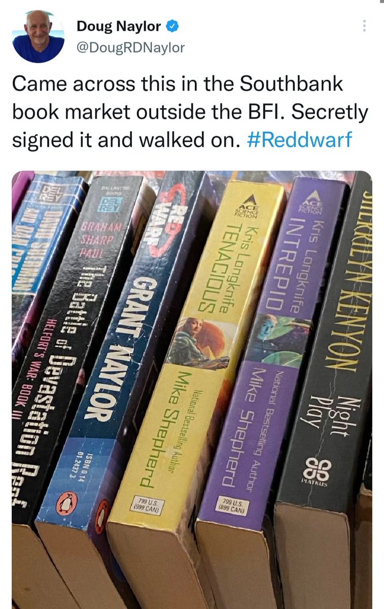 What a guy!!!

#reddwarf #chrisbarrie #dannyjohnjules #craigcharles #scifi #rimmer #kryten #robertllewellyn #reddwarffandom #smeghead #davelister #starbug #lister #reddwarffan #boysfromthedwarf #arnoldrimmer #cat #robgrant #normanlovett #reddwarfquotes #smeg  #dougnaylor