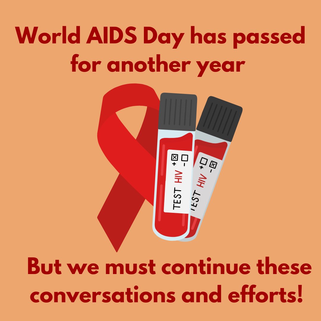 #WorldAIDSDay has passed for 2024 but the conversations must continue!

Take the next step today:
✅ Book or order a HIV test.
✅ Talk to your friends about prevention and U=U.
✅ Advocate for kindness, empathy, and understanding.

pitstopplus.org

#EndHIVStigma