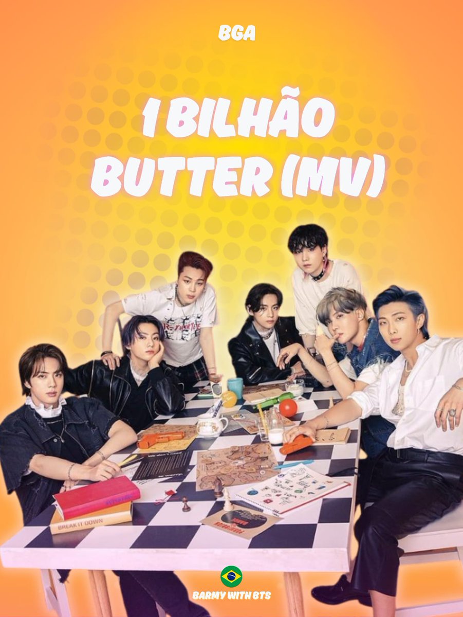 bluegreyarmy's tweet photo. B-ARMY, butter bateu 1 BILHÃO! 💛🔥

Fizemos um banner para ser postado no WEVERSE, vamos parabenizar os nossos meninos!!  

Usem a hashtag #BARMYWITHBTS junto da tag 👇

STREAM BUTTER 1B
BUTTER TO 1B IN YOUTUBE
BUTTER FOR 1 BILLION ON YOUTUBE
#ButterTo1B https://t.co/c4H4ME4ePE
