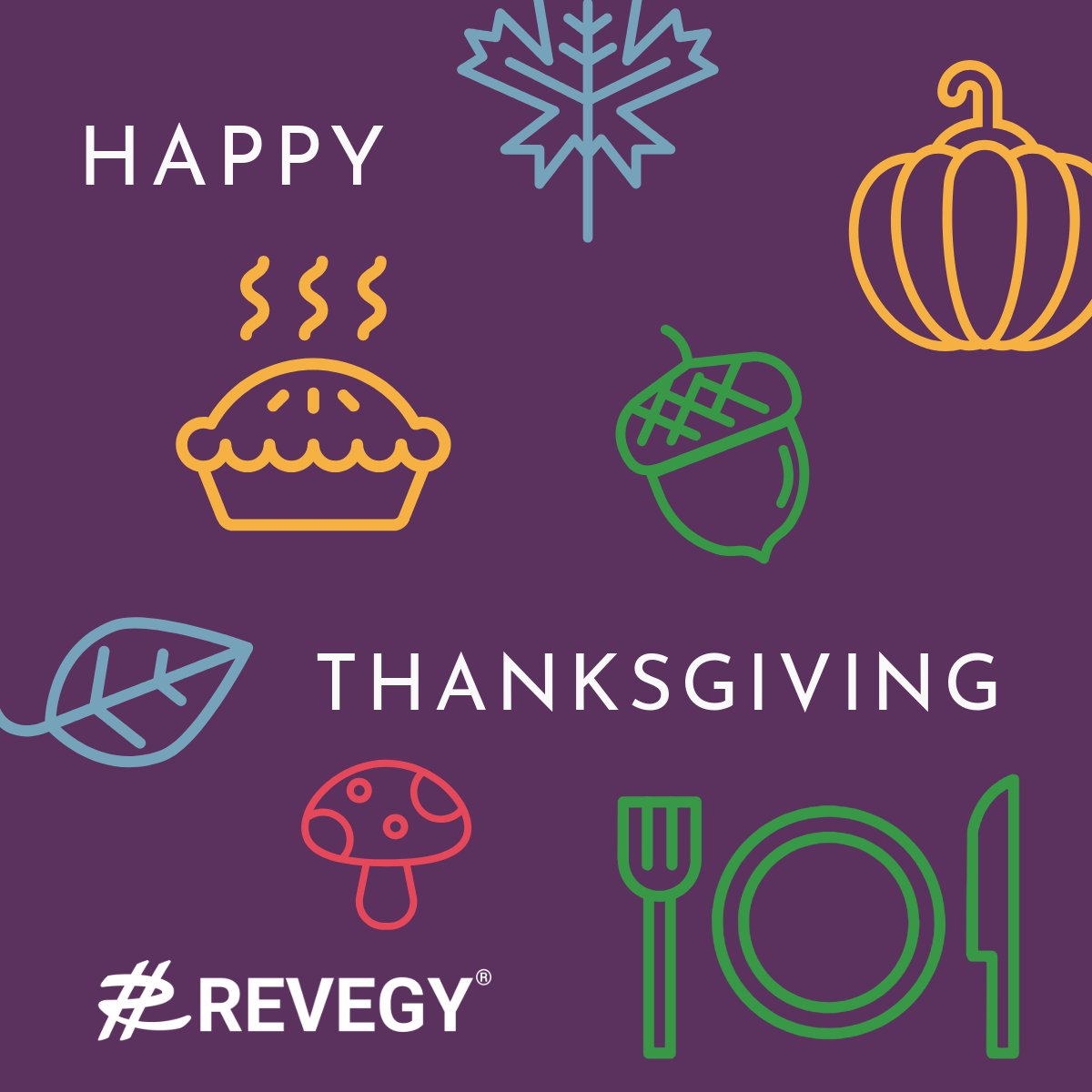 🦃Happy Thanksgiving from Revegy! 🥧 
We hope your day is full of great food, fun, and family. We're grateful to have a stellar team and amazing customers to work with every day!