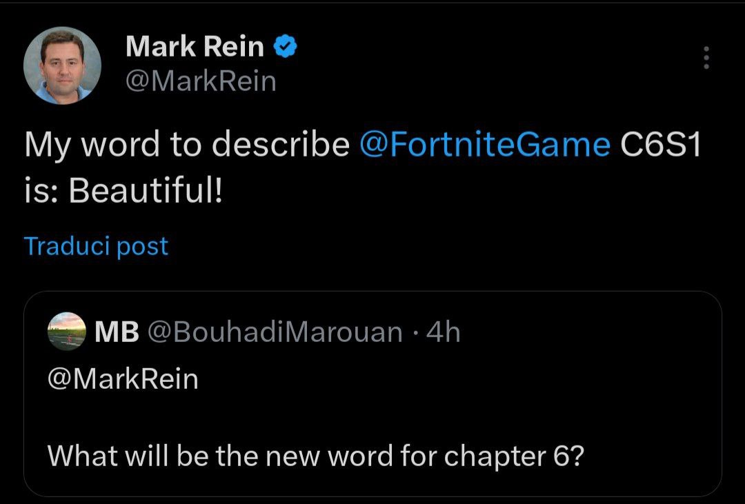 FoortNews's tweet photo. #FortniteC6S1 #Fortnite #FortniteC6S1鬼Hunters

La parola di Mark Rein per descrivere la Stagione 1 del Capitolo 6 è "Bellissimo"

@FoortNews https://t.co/5knc3f0b6A