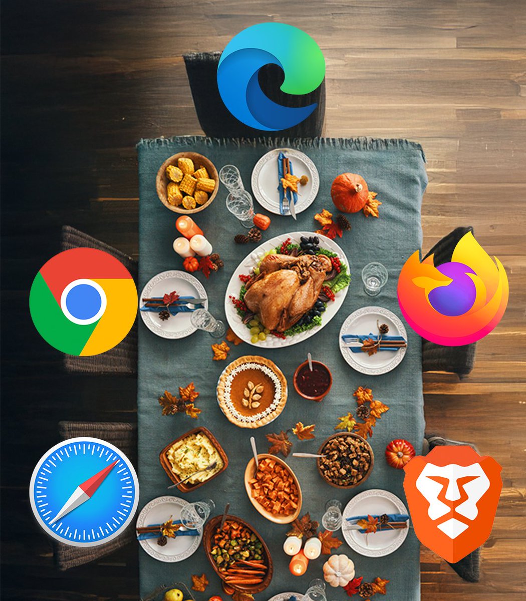MicrosoftEdge's tweet image. First annual Browsersgiving!