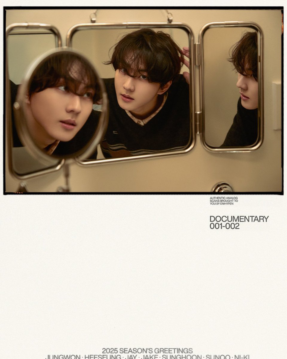 ENHYPEN's tweet photo. ENHYPEN 2025 SEASON'S GREETINGS Preview Cuts #2

✏️ RELEASE : 24.12.16ㅣMonㅣKST
🔗 https://t.co/7Zpexi39P8

#ENHYPEN #엔하이픈
#엔하이픈2025시즌그리팅 https://t.co/23NN13J6jk