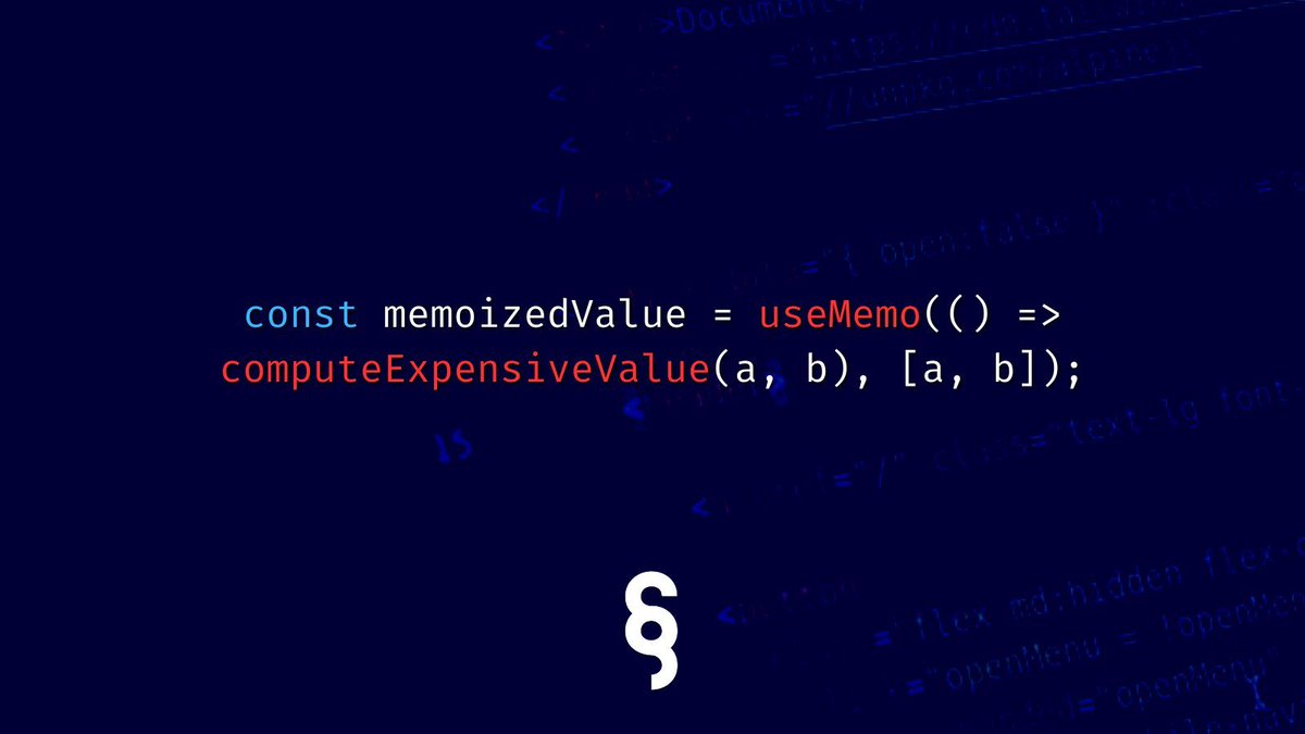 Smart_Snippet's tweet image. 🚀 Optimize React state with useMemo.
How-To: Prevent expensive calculations on every render.
#ReactOptimization #SmartSnippet #AllDayDSK
