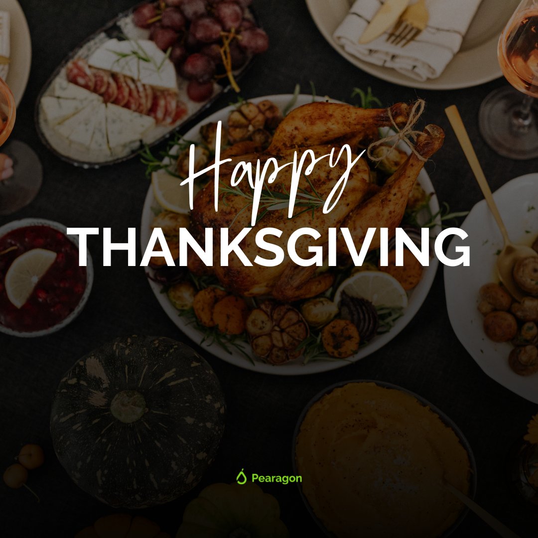 PearagonC's tweet photo. Happy Thanksgiving from all of us at Pearagon! We’re grateful for our amazing clients, partners, and team who make everything we do possible. Wishing you a day filled with gratitude, joy, and good company! 🦃✨

#Thanksgiving #Grateful #Pearagon https://t.co/bx9jlR55et