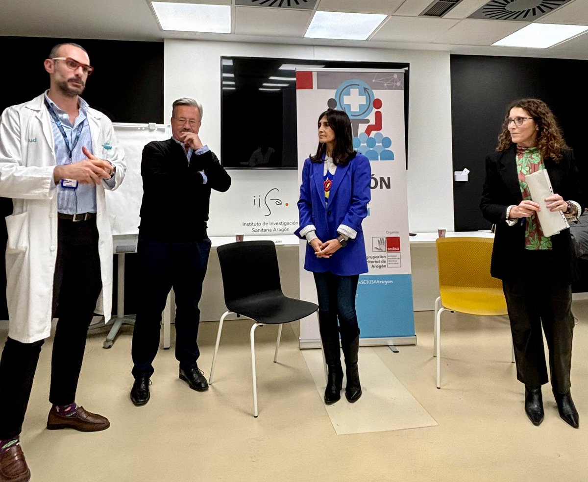 SEDISA_NET's tweet photo. 👉🏻Comienza el Aula de Gestión de Zaragoza “La visión del Servicio de Farmacia” https://t.co/e8y0iMm6oY