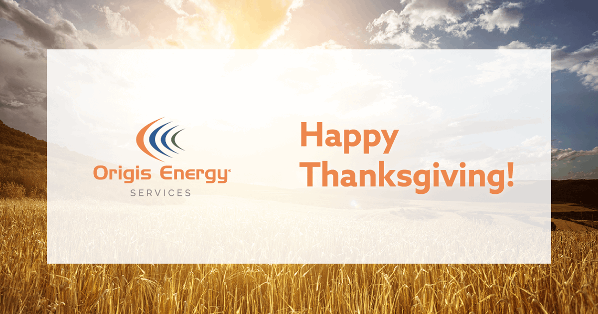 Origis_Services's tweet photo. We give thanks for all our blessings.

Our offices are closed today and tomorrow for the Thanksgiving holiday. 

We thank our technicians on solar projects and team members in remote operations who will continue to ensure solar and energy storage projects run smoothly. https://t.co/SZs2aweqyn