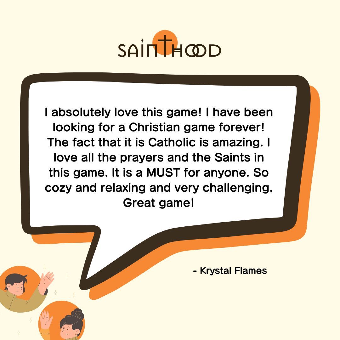 Thank you so much, Krystal Flames! We love hearing from our fellow Christians, and thank you to everyone who has been sending us really supportive messages. #SainthoodGame #religion #God #christian #faith #prayer #Jesus #fyp #foryou  #FaithInAction  #Jesuslovesyou #church #game