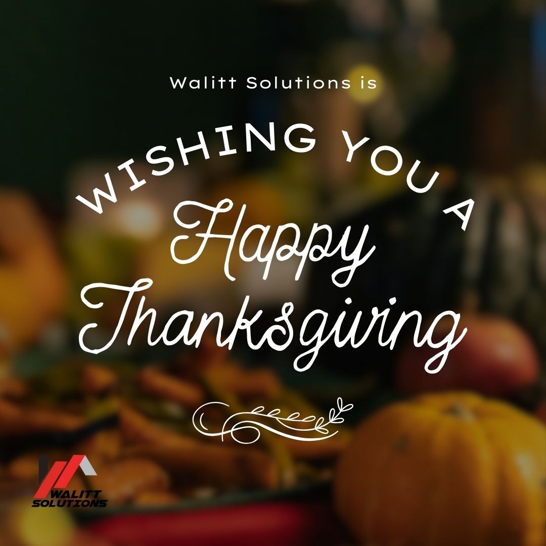 joshwalitt's tweet photo. Walitt Solutions is extremely thankful for all of the support and love we receive from everyone!
#BlessedWithTheBest #Thanksgiving #Gratitude https://t.co/OLdBZu244h