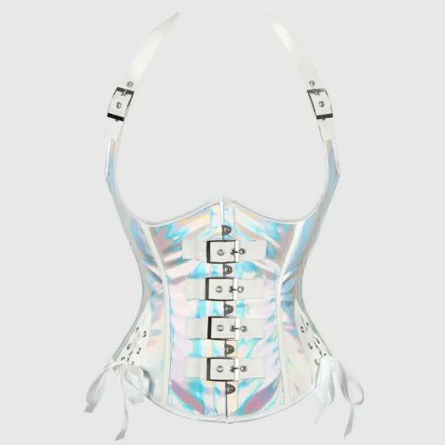 I just received Steampunk Halter Lace Up PU Corset Holo from taktii via Throne. Thank you! throne.com/kiwaplay #Wishlist #Throne