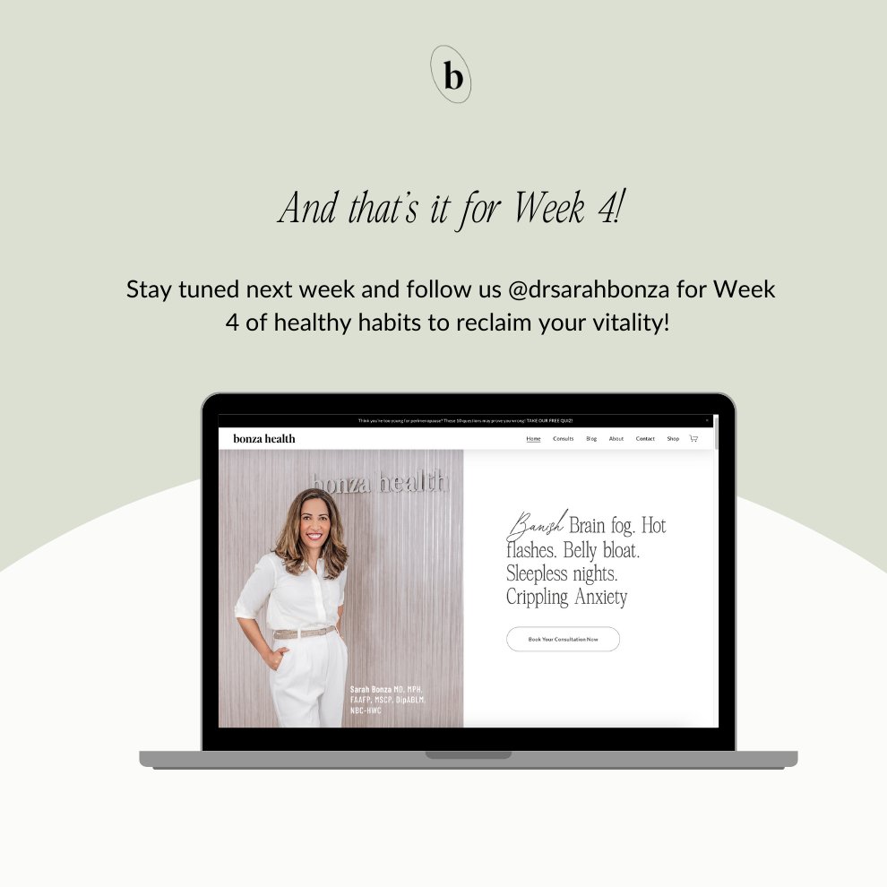 Reclaim Your Vitality Series Week 4: Avoid Toxins!
1.Limit Alcohol: 0-1 drink/week for liver health &amp; reduced breast cancer risk.
2. No Tobacco: Avoid smoking &amp; secondhand smoke to keep lungs healthy.
Stay tuned for Week 5! 🌸 #AvoidToxins #WomenWellness #HealthyHabits (2/2)
