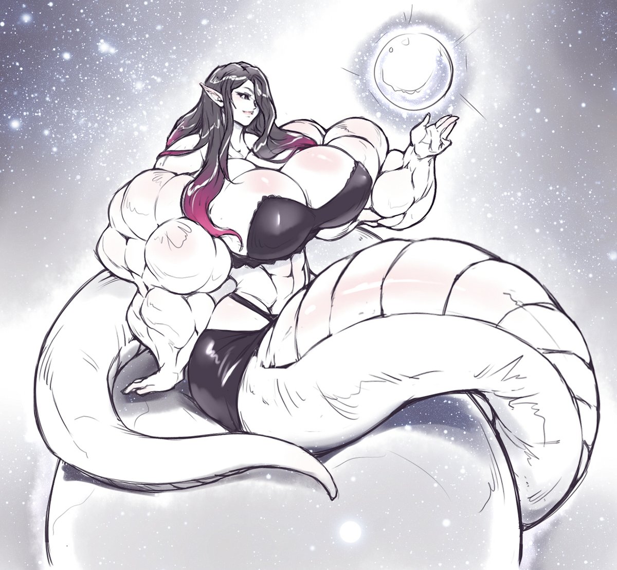MissyMuscle's tweet photo. wip commission 3/7 💕 https://t.co/JSRCPMD2CW