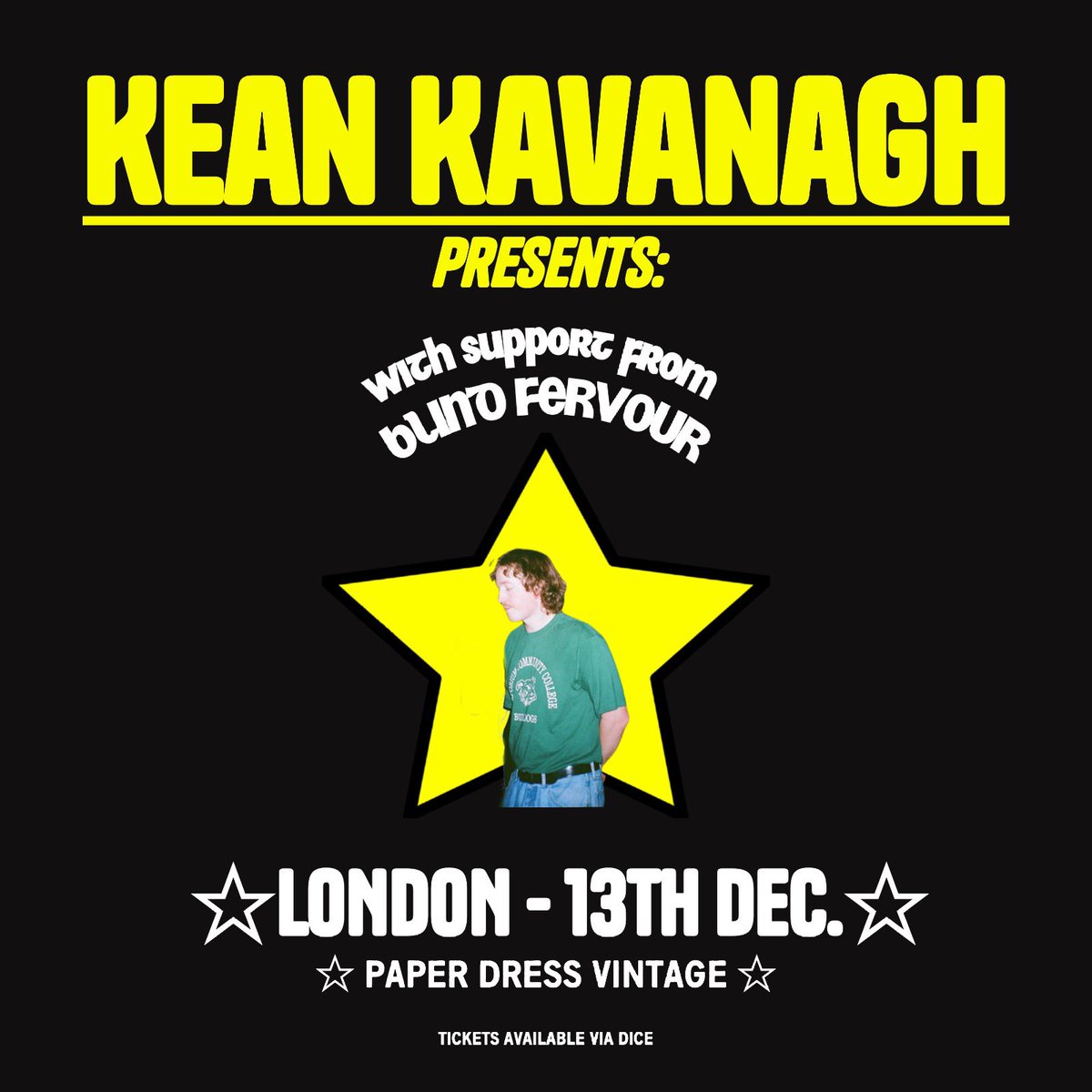 .@keankavanagh has announced the support acts for his December shows! 🎄Big Band will be joining him in Dublin and Blind Fervour in London. Hit the link below to grab a ticket while you still can 🎫

linktr.ee/keankavanagh