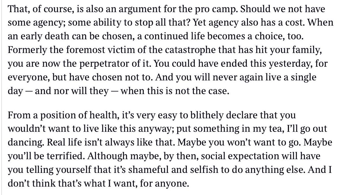 Today’s column was about how my mother’s long illness shaped my view on assisted dying, but perhaps not in the direction you’d assume.
thetimes.com/article/5050a7…