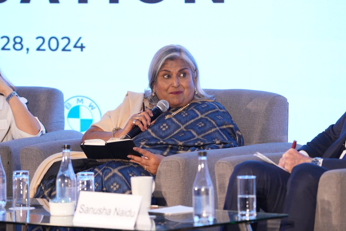 <a href="/HonTonyAbbott/">Tony Abbott</a> <a href="/anamiguel1981/">Ana Miguel dos Santos</a> <a href="/lathareddy51/">Latha Reddy</a> .<a href="/lathareddy51/">Latha Reddy</a>: #Climatechange has a domino effect on #Africa’s recovery. Effective sources of financing the #SDGs need to be made more accessible to them. They don’t need guidance but equal share of access to #resources.

#CapeTownConversation #CTC2024