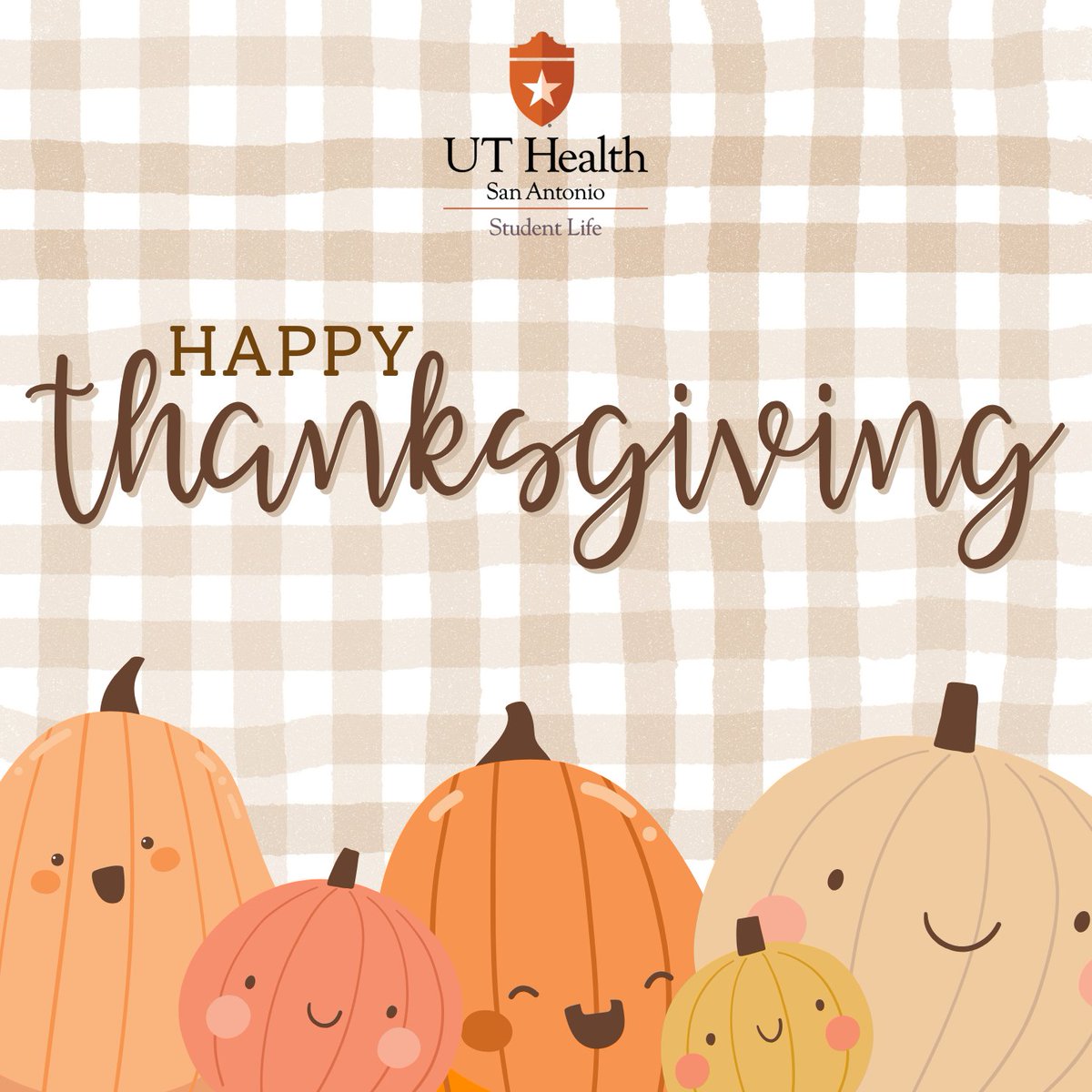 From our Student Life fam to yours, Happy Thanksgiving! We are thankful for each and every one of our students! 🍂🦃🍁