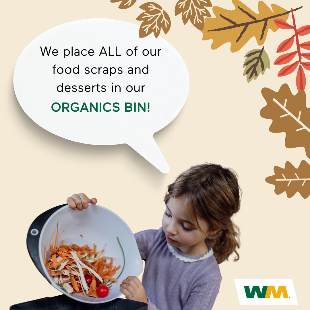 WM_SoCal's tweet photo. Are you ready for Thanksgiving?
If you're unsure how to recycle and reduce your waste, don't worry—our young recyclers are here to help! Check out their amazing tips to make this holiday more sustainable. ♻️💚
#WMSoCal #RecyleRight #FoodWaste #SB1383 https://t.co/2hPtny7iYv