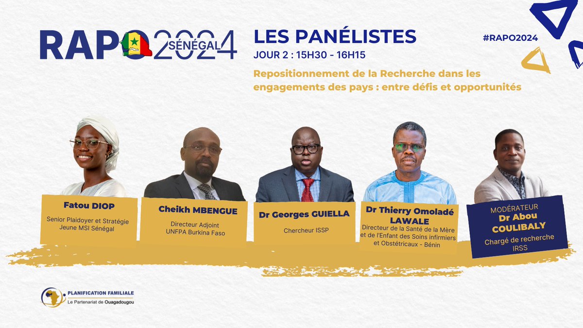 RAPO 2024 – J-4

Ne manquez pas le Jour 2 !

Une journée riche en réflexions et débats :

10h – 12h : Demi-finale du concours de plaidoyer des jeunes associations du PO. Les demi-finalistes présenteront leurs projets pour faire progresser la santé reproductive, sous la