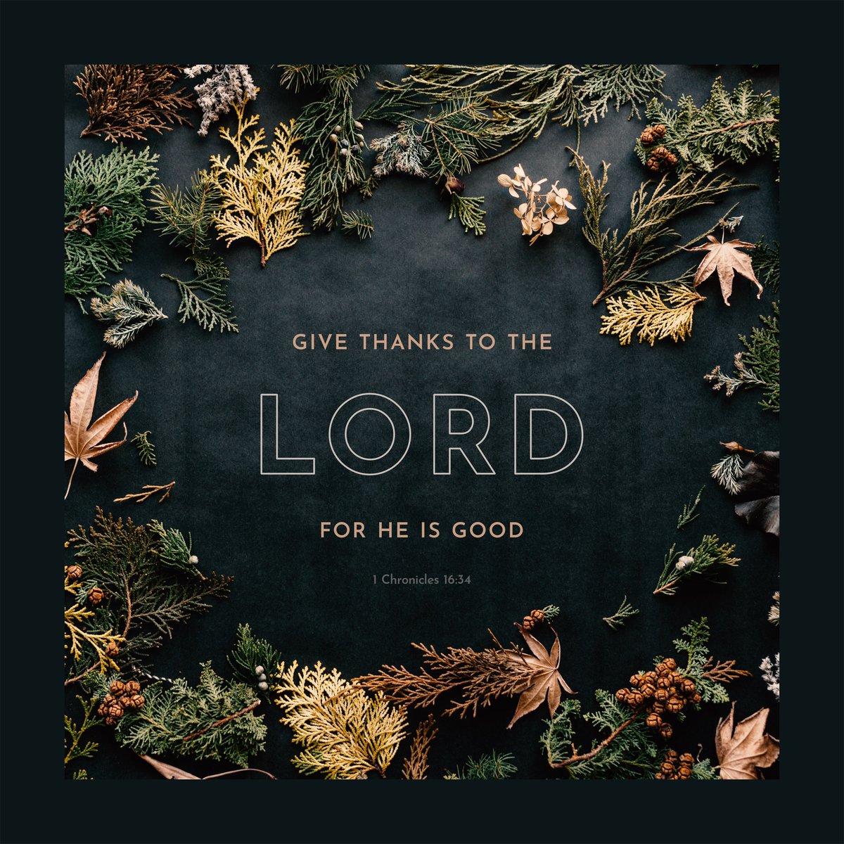 Give thanks to the LORD, for he is good! His faithful love endures forever.