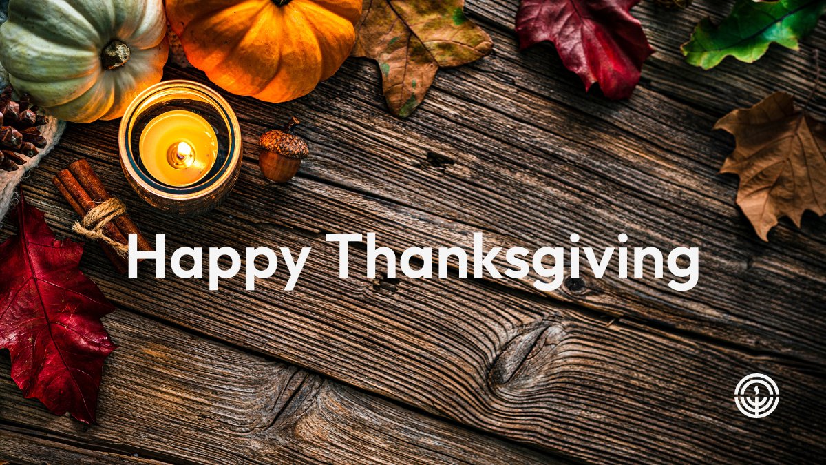 Even in the most difficult times, we have a lot to be thankful for. We are so grateful for you &amp; for being part of our Madison Jewish community as we support each other, embrace joy &amp; navigate challenges together. We wish you &amp; your loved ones a very happy &amp; healthy Thanksgiving.