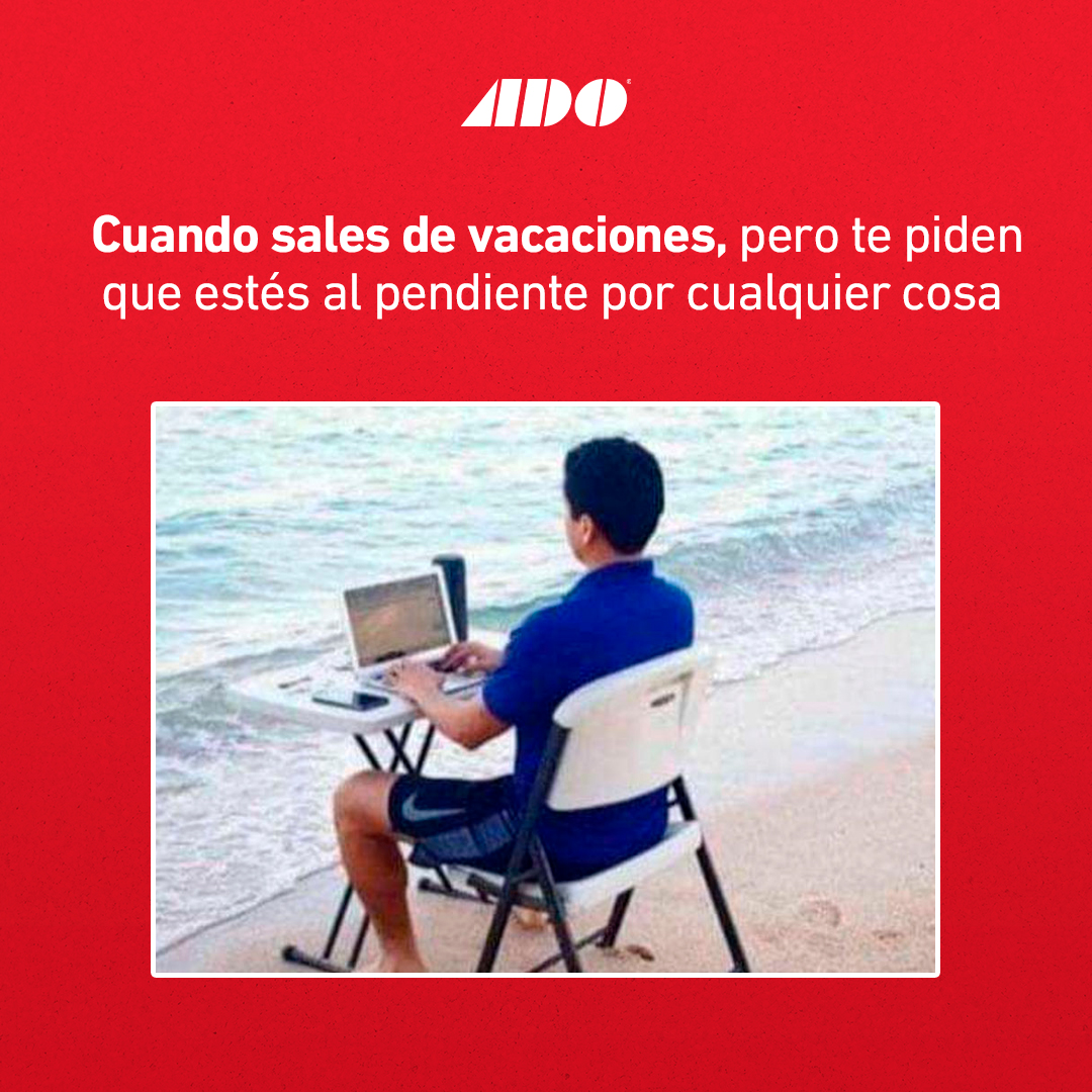tuADO's tweet photo. ¡Pero mínimo estamos en la playita! 😎🌴 ¿Te ha pasado algo así? #DiversiónADO #Meme #ADO https://t.co/tXho9H6gZJ