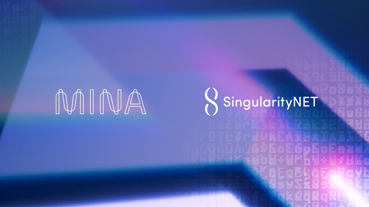 MinaProtocol's tweet photo. SingularityNET and Mina Foundation Forge Strategic Partnership in Decentralized AI

@SingularityNET, a founding member of the Artificial Superintelligence (ASI) Alliance, has partnered with @MinaFoundation to advance decentralized Artificial General Intelligence (AGI) with a focus on privacy and security.

The collaboration integrates SingularityNET’s AI infrastructure with Mina’s zero knowledge tech and aims to develop AGI-powered decision-making agents for decentralized governance, creating a more secure and privacy-preserving AI ecosystem.

Both organizations will explore joint funding initiatives through programs like Deep Funding and Navigators to support developers building innovative, interoperable AI models across blockchain platforms.