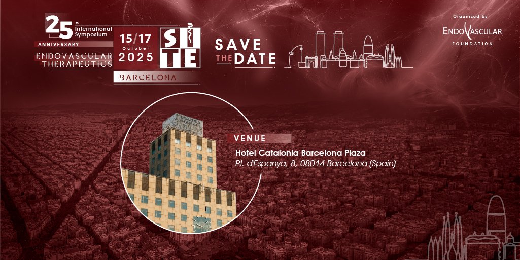 SITEsymposium's tweet photo. SITE BARCELONA 2025

🏨 We are happy to announce that SITE Barcelona 2025 will take place at Hotel Catalonia Barcelona Plaza
Join us and celebrate SITE 25th Anniversary

SAVE THE DATE:

📅 Date: 15-17 October 2025

Follow us on social media and stay tuned
https://t.co/5NJqKhDQCf https://t.co/LYPHMDznvo
