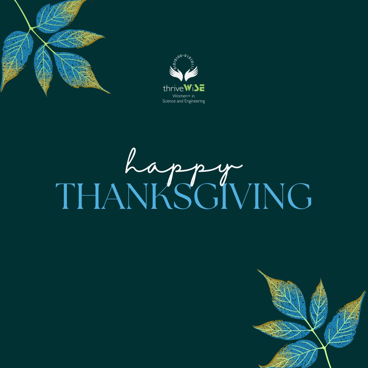 Thrive_WiSE_Org's tweet photo. This Thanksgiving, we want to express our heartfelt gratitude to all who have stood by us! We deeply appreciate your support as we prepare for 2025: https://t.co/fMgi056XxT

#Thanksgiving #Gratitude #ThankYou #WomenInTech #WomenInSTEM #WomenEngineers #TechAlly #TechLeadership https://t.co/KxJqKjUzbY