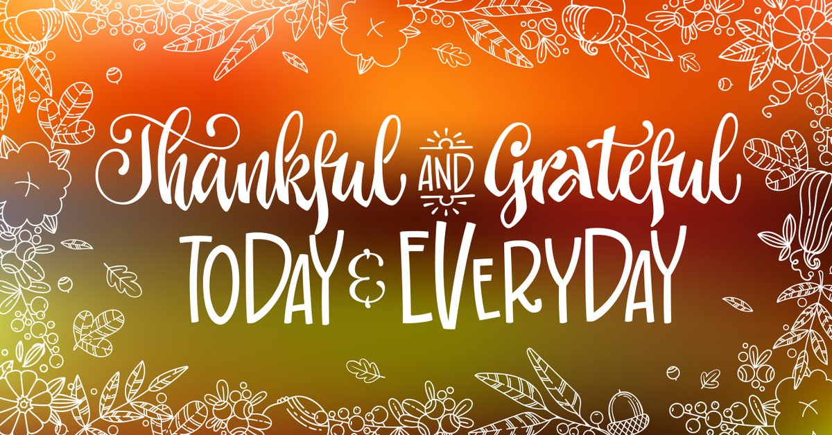 From our family to yours, happy #Thanksgiving! We're grateful for you. 🧡