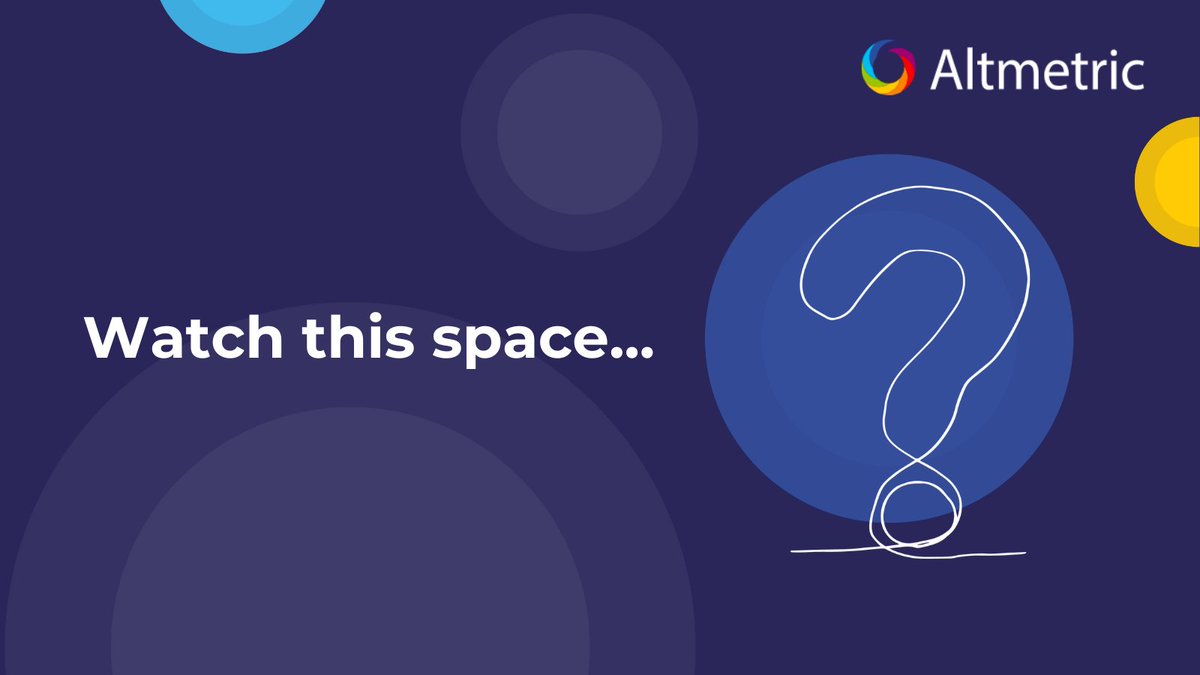 🌟 Altmetric Black Friday frenzy on new Attention Sources?! 

Stay tuned for the big reveal and be among the first to expand your research visibility – don't miss out! 🤩

 #AttentionSource #StayTuned #Altmetric