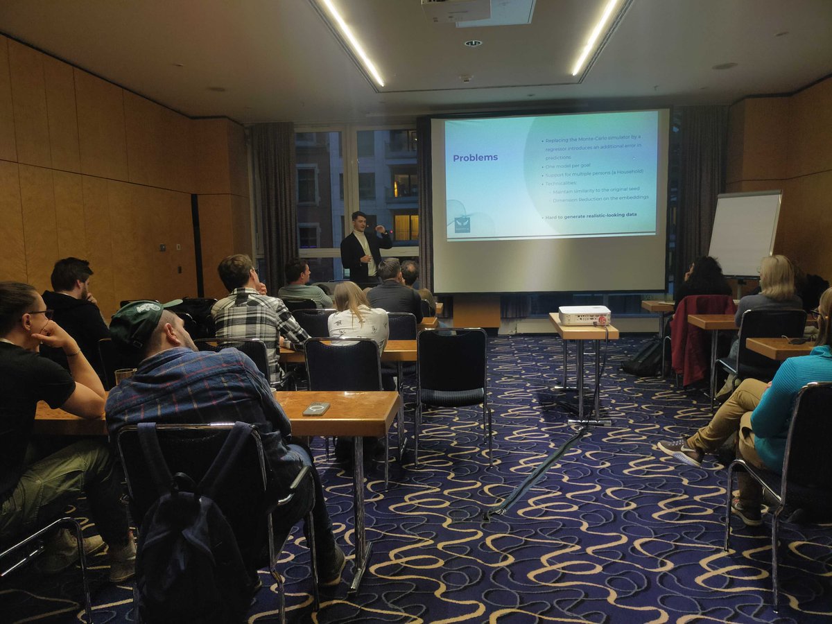 🔴 LIVE at #MLcon Berlin: Mirza Klimenta, PhD in Computer Science, explores predicting next-best-actions for bank clients, from data generation to model evaluation, uncovering insights that drive smarter financial decisions. 💡 #MachineLearning #AI