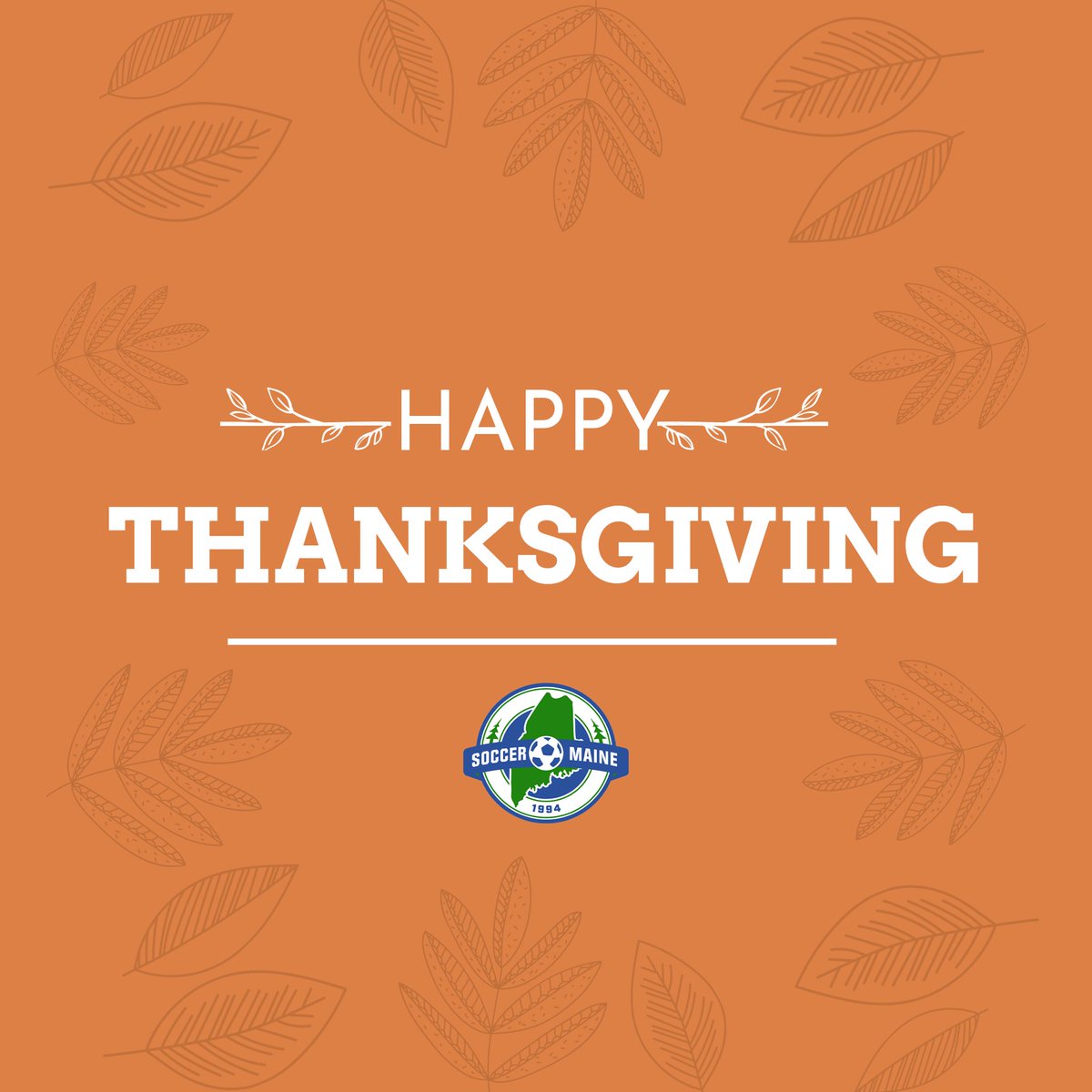 From all of us here at Soccer Maine, we want to wish a Happy Thanksgiving to each of you and your families! 🦃