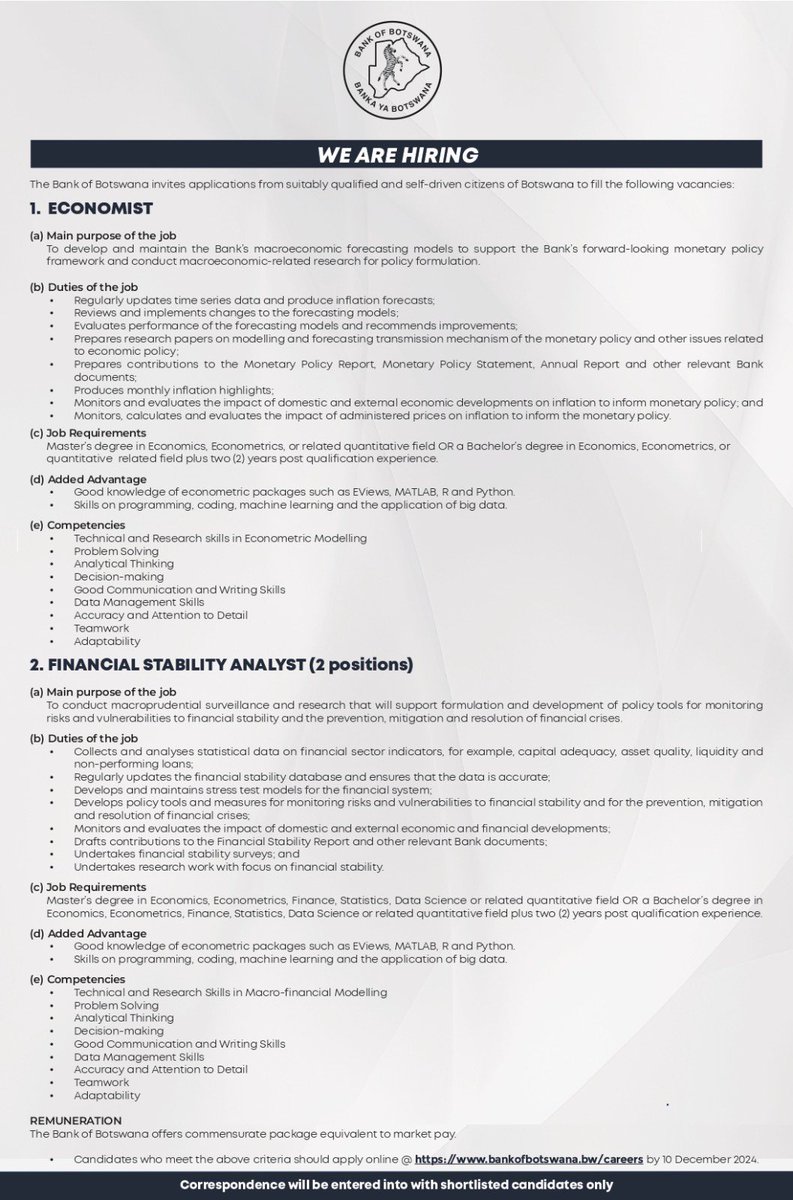 Bank of Botswana tweet media