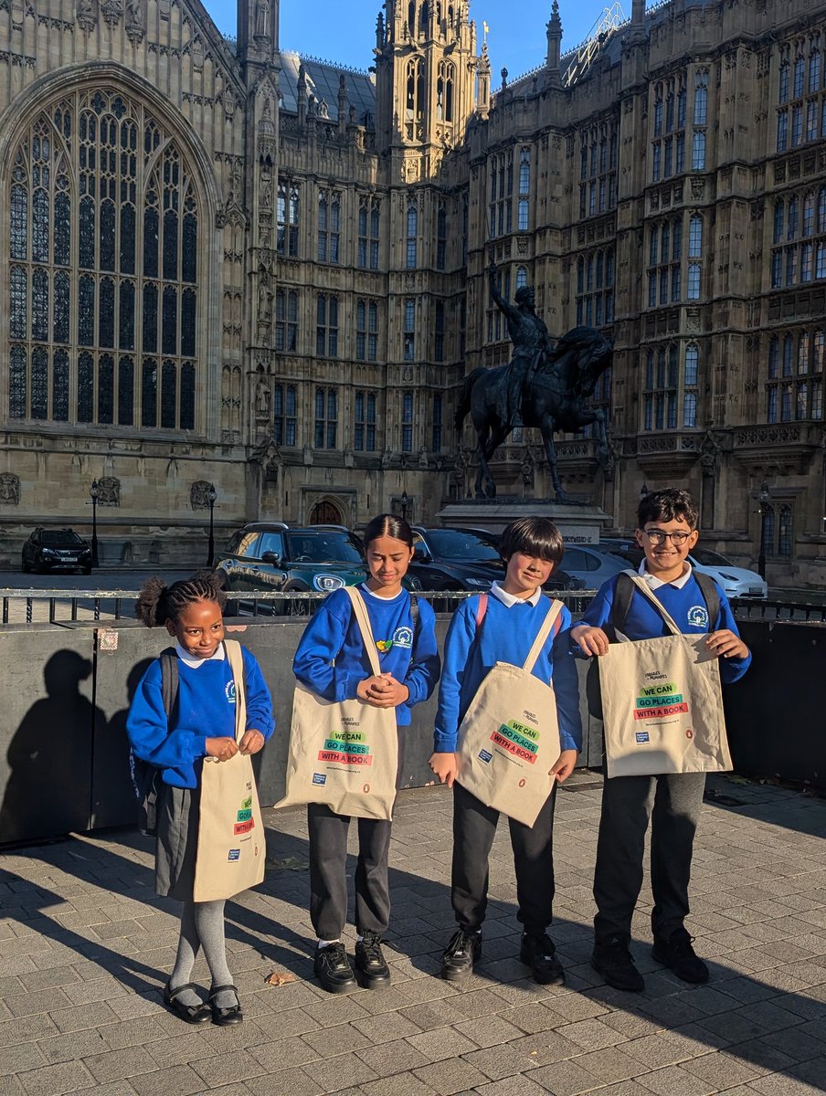 Literacy_Trust's tweet image. Pupil librarians from @morelandprimary doing great work for #LibrariesForPrimaries in parliament today.
If anything is more convincing than shocking stats or support from beloved authors, it's children's testimonies. Libraries change lives- let's get one in every primary school!