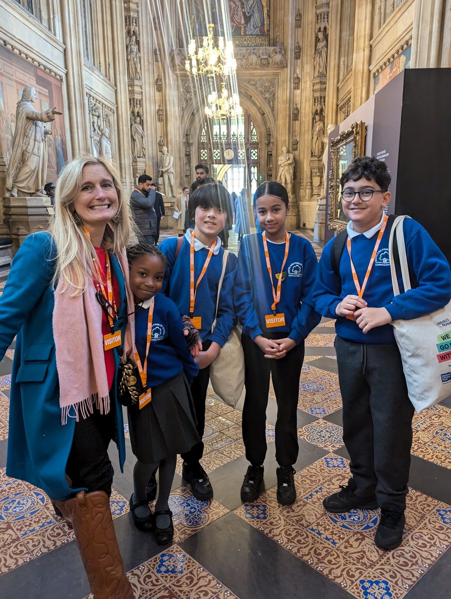Literacy_Trust's tweet image. Pupil librarians from @morelandprimary doing great work for #LibrariesForPrimaries in parliament today.
If anything is more convincing than shocking stats or support from beloved authors, it's children's testimonies. Libraries change lives- let's get one in every primary school!