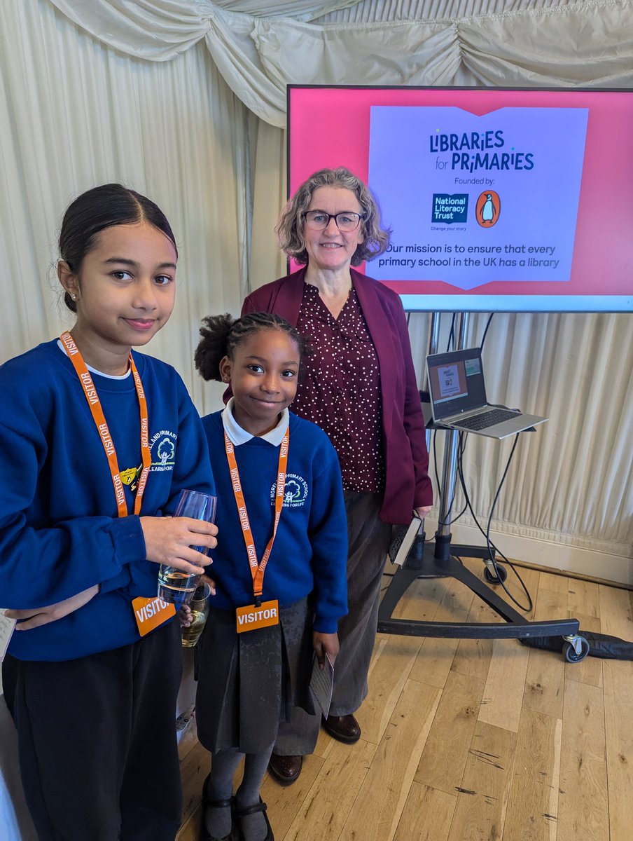 Literacy_Trust's tweet image. Pupil librarians from @morelandprimary doing great work for #LibrariesForPrimaries in parliament today.
If anything is more convincing than shocking stats or support from beloved authors, it's children's testimonies. Libraries change lives- let's get one in every primary school!