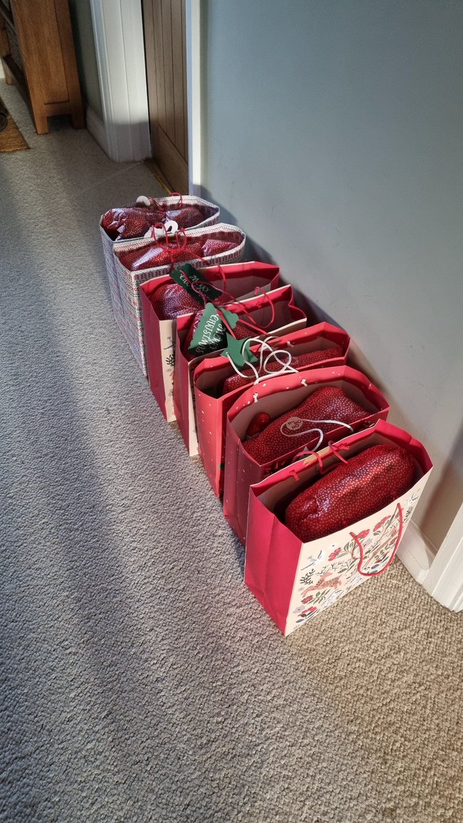 For our <a href="/reengageuk/">Re-engage</a> group in Royal Wootton Bassett 
our local community have delivered Christmas presents for our tea party group on Sunday. 
It means such a lot when the community comes together &amp;  coordinates such  a kind gesture X